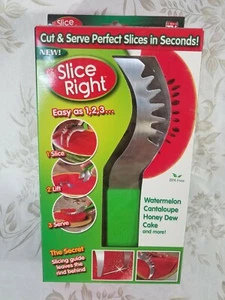 Ez Slice Right Watermelon Cantaloupe Cake Knife Slice Cutter NEW As seen on TV - Picture 1 of 12