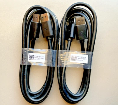 Dell OEM ORIGINAL 2X DISPLAY PORT CABLEs 1.8m 4K-8K FAST DELIVERY 48 - Image 1 of 4
