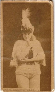 Stage Actress ANNIE SUMMERVILLE Sweet Caporal Cigarette Card - Picture 1 of 2