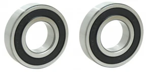 6001-2RS C3 Premium rodamiento de bolas sellado de goma paquete de 2 - Imagen 1 de 1