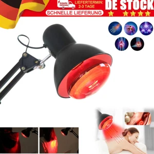 100 Watt Infrarotlampe Wärmelampe Wärmestrahler Rotlicht Lampe Klipp Profi DHL - Bild 1 von 19