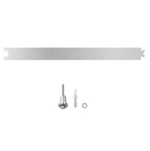 Intermediate rail 45 cm to sliding door systems design stainless steel brushed - Picture 1 of 2