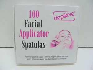 Depileve Facial Applicator Spatulas Pack of 100 - Picture 1 of 1