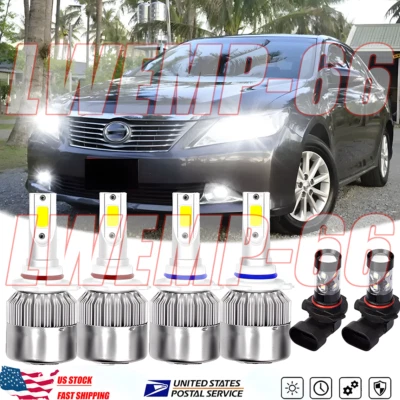 KIT 6x faros antiniebla LED para Toyota Camry 2002 2003 2004 2005 2006 Foto 1 de 4