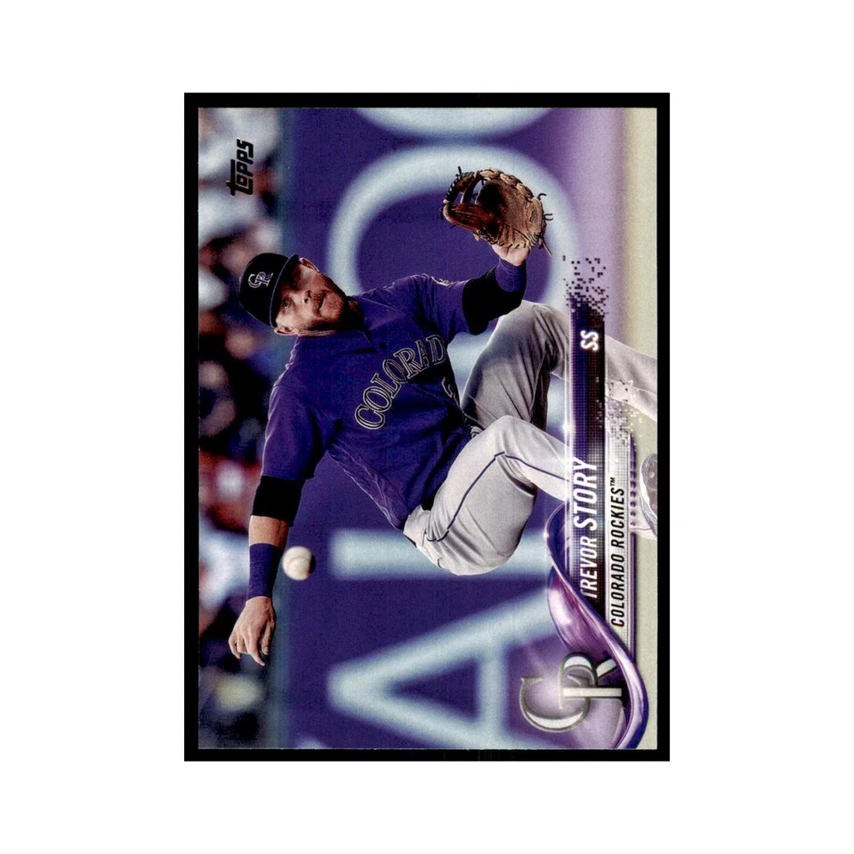 Trevor Story 2018 Topps #230 Colorado Rockies Baseball Card NM - Image 1 of 3