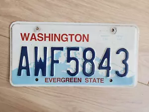 WA Washington State License Plate - Picture 1 of 2