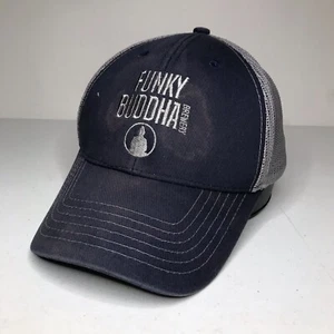 Funky Budha Trucker Hat Snapback Mesh Cap Adult Unisex OS Blue/Gray - Picture 1 of 8