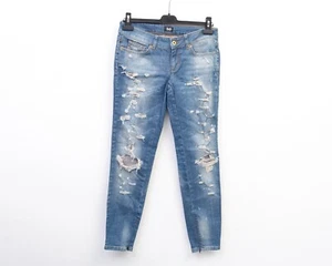 DOLCE & GABBANA Skinny Womens W27 Blue Distressed Jeans Trousers Very tight D&G - Picture 1 of 8