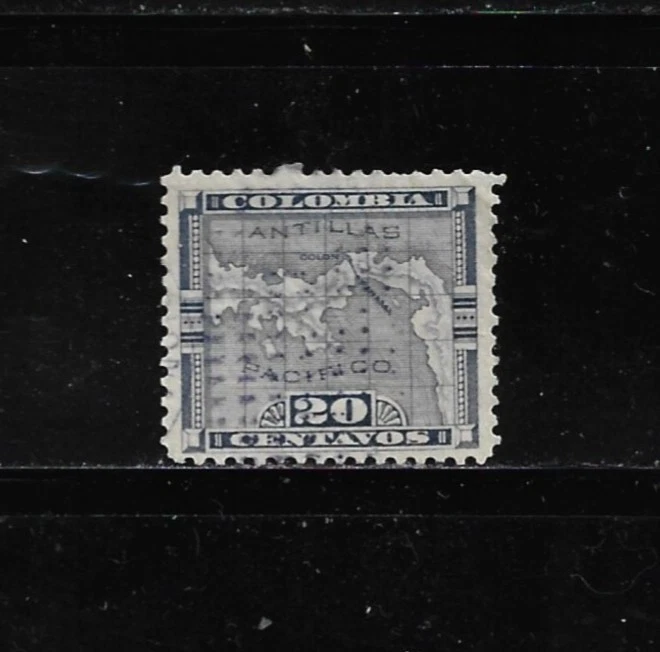 Sello de Panamá Scott # 19-20c-usado/VLH-NG-1892-96-perfecto. 12 Foto 1 de 1