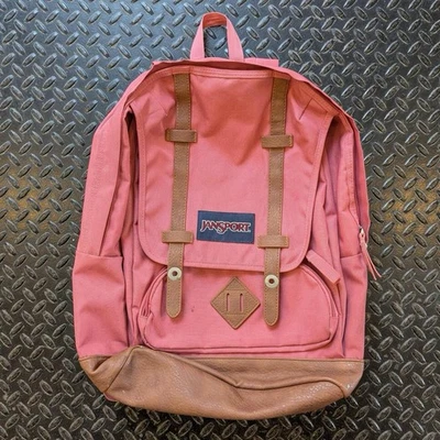 Jansport Cortlandt Laptop Backpack 15-inch Vegan Leather Bag - Image 1 of 2