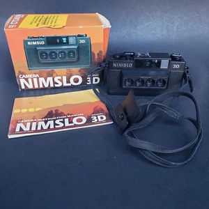 Vintage NIMSLO 3D Quadra Lens 35mm Film Camera with Original Box & Manual Clean - Bild 1 von 8