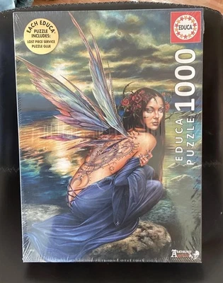 Quebra-cabeça Educa 1000 peças alquimia fada gótica Sylundine 17109 NOVO - Raro - Imagem 1 de 4