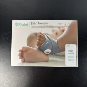 Owlet Dream Sock Baby Monitor Blue New & Factory Sealed - Picture 1 of 4