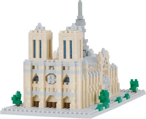 Kawada Nanoblock Notre Dame Cathedral NBH205 - Picture 1 of 5