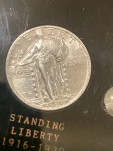 1929-d Standing Liberty Quarter Nice Bu For Your High End Set - Picture 1 of 5