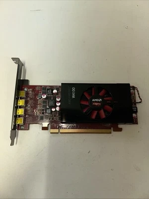 Dell AMD FirePro W4100 PCIe 2GB GDDR5 4x MDP Video Card C75503 025D14 25D14 - Image 1 of 4