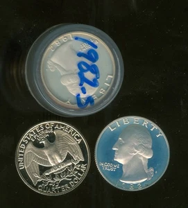 1982 S WASHINGTON QUARTER (40) ROLL PROOF DEEP CAMEO AND LIGHTLY TONED GORGEOUS - Picture 1 of 1