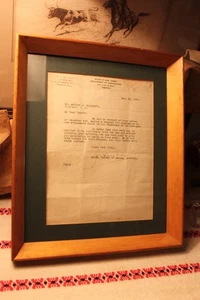 SELTENER Brief signiert - RE:Behandlung des Windpockenvirus, Bundesstaat New Jersey 1920 - Bild 1 von 12