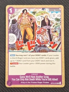 One Piece TCG - Guess We'll Have Another OP13-075 3rd Anniversary Promo English - Picture 1 of 2