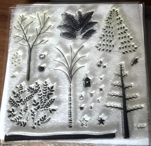 CTMH S1811 SEASONAL TREES ~ Spring, Summer, Fall & Winter Trees, Birdhouse, Leaf - Picture 1 of 2
