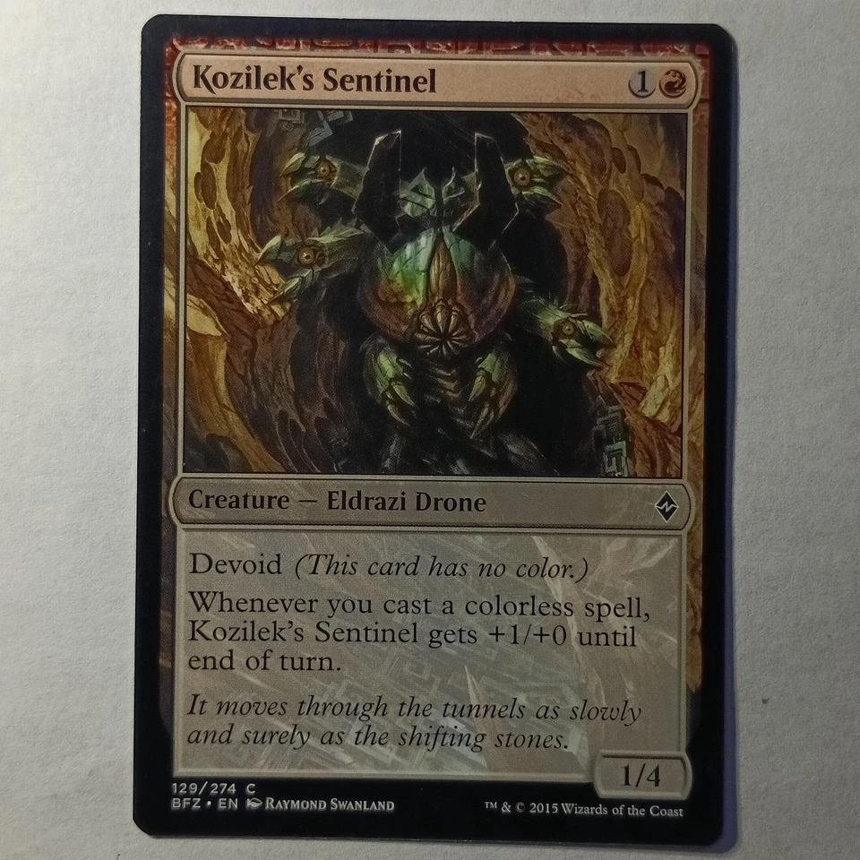 Kozilek's Sentinel Battle for Zendikar Regular - Image 1 of 1