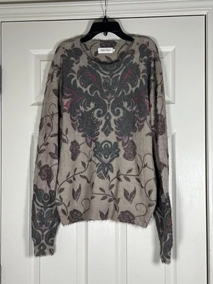 Suéter Simply Couture Difuso Suave Floral Estrás Mediano Foto 1 de 4