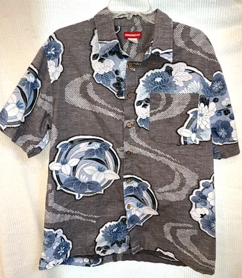 Camisa Hawaiana Union Bay Abotonada con Bolsillo Para Hombre Mediana 100% Algodón Abstracto Foto 1 de 4