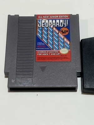 Jeopardy -- Junior Edition (Nintendo Entertainment System, 1989) With Sleeve - Image 1 of 2