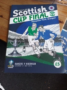 Hibs Hibernian V Glasgow Rangers Cup final Programme 21st May 2016 (15) - Picture 1 of 7