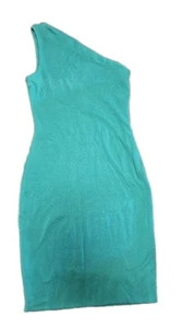 Kookai Size 1 Suit 8 - 10 Womens Green Teal One Shoulder Bodycon Dress Stretch - Picture 1 of 2