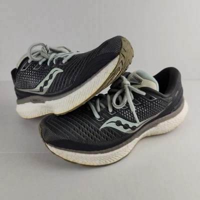 Zapatillas deportivas Saucony Triumph 19 para mujer 8 negras verdes Foto 1 de 4