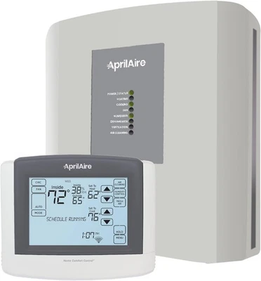 AprilAire 8910W Wi-Fi Programmable Touchscreen Thermostat with IAQ Gray - Image 1 of 4