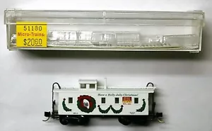 MTL Micro-Trains 51180 Caboose di Natale MTL 5 caboose in legno - Foto 1 di 1