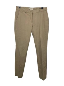 Michael Kors Womens Straight Leg Linen Blend Pants Beige Size 6 - Picture 1 of 8