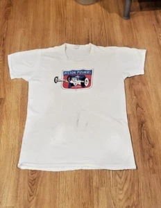 Vtg Piston Pushers Hemi Hunter Dragster Allentown Pa Car Club T Shirt NHRA SCTA - Picture 1 of 10