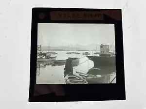 MOLDE, Norway - Original Magic Lantern 3.25 Inch SLIDE - Picture 1 of 1
