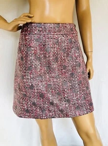 NWT $325 Kate Spade Glitter Tweed Pink and Gray Skirt– Size 8 "skirt the rules" - Picture 1 of 8