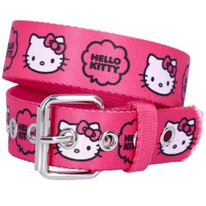 NWT New Hello Kitty PINK Girls Logo Belt One Size Fits Most Perfect Easter Gift - Picture 1 of 2