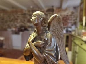 Bronze Engel De Braux antik 39 cm - Bild 1 von 10