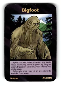 Bigfoot Card Limited INWO Illuminati New World Order Spiel - Bild 1 von 4