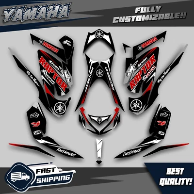 Yamaha Raptor 700 700R графический набор 2013 2014 2017 до 2025 наклейки наклейки atv - Изображение 1 из 4