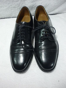 Zapatos con cordones Johnston & Murphy negros para hombre Optima 22-2851 talla 8 1/2 D/B 55606 - Imagen 1 de 7