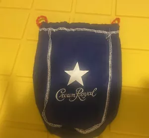 Crown Royal Lone Star Drawstring Bag 750ml Texas Mesquite Red White Blue Ltd Ed - Picture 1 of 4