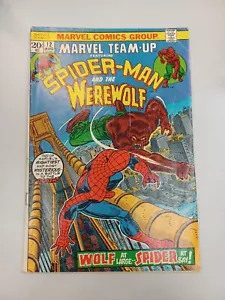 Marvel Team-Up #12 FN Spider-Man e Lupo Mannaro di Notte 1973 - Foto 1 di 6