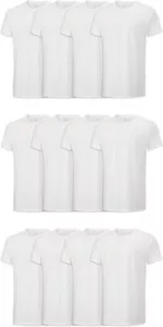 Fruit of the Loom Men's Eversoft 100% Cotton Stay Tucked Crew T-Shirt Regular - Picture 1 of 95
