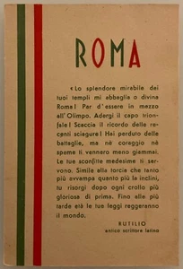 RSI ROMA LO SPLENDORE MIRABILE… RUTILIO CARTOLINA DI PROPAGANDA 1943.1945 - Bild 1 von 6