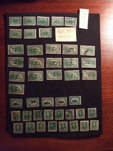 Konvolut grüne - gebrauchte 1 Cent grüne Gedenkmünzen US 285 294 300 323 328 397 401  - Bild 1 von 12