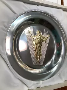 Franklin Mint Sterling Silver 1973 Easter Plate The Resurrection of Jesus Christ - Picture 1 of 15