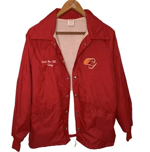 Vintage Over the Hill Gang Jacket mens Large Red white Cap'n Jac Louiseville - Picture 1 of 9