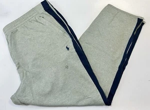 RALPH LAUREN POLO Sweat Pants Size 4XB Grey 3 zipper pockets NEW (hh99) - Picture 1 of 15